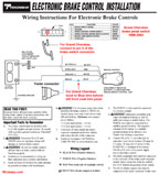 Electronic brake controller wiring